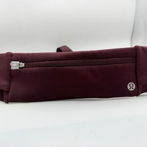 lululemon athletica Maroon Waist Belt Pouch